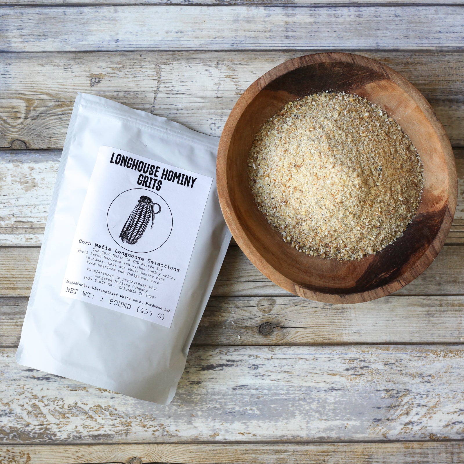 Mashed Homine Hominy Grits